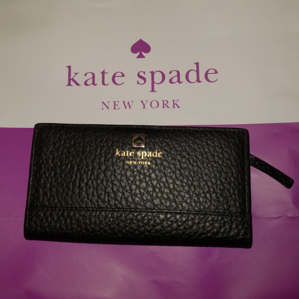 New Black Kade Spade Wallet